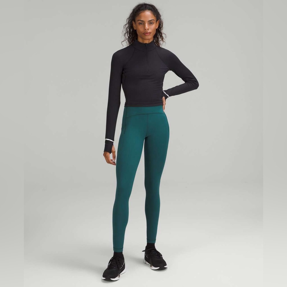 Lululemon Swift Speed High-Rise Tight 28” Brushed Luxtreme Green Jasper Sz 6
